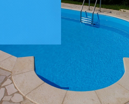 Lajner za bazene blue